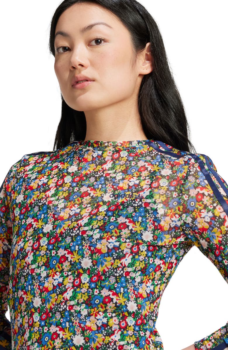 adidas Originals x Liberty London Long Sleeve Maxi Dress, Alternate, color,