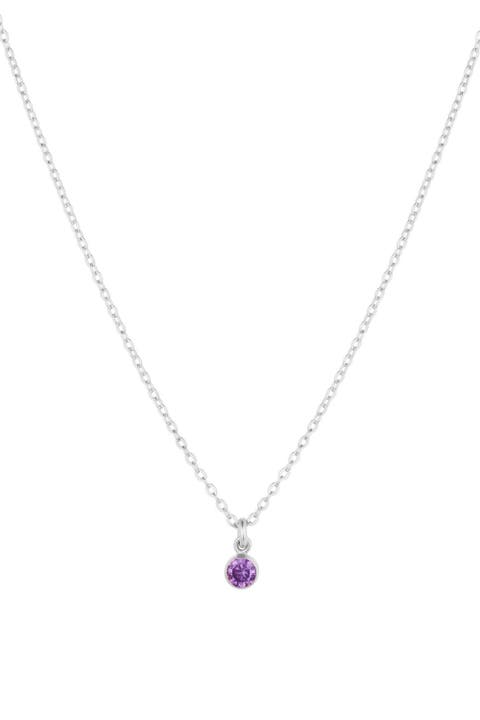 Birthstone Charm Necklace