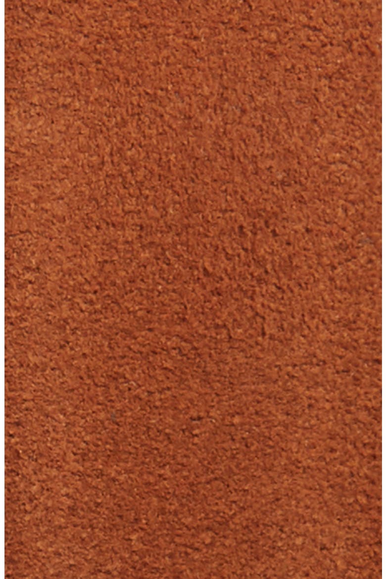 Calfskin Suede Belt, Alternate, color, WALNUT