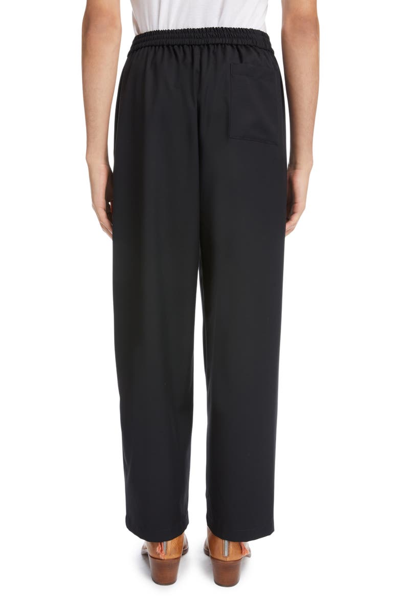 Wool Pull-On Pants, Alternate, color, BLACK