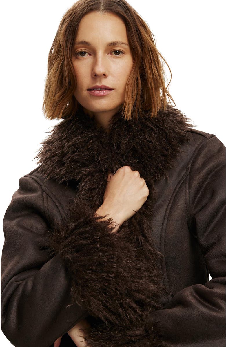 Cotton On Women's Penny Lane Coat, Alternate, color, Chocolate