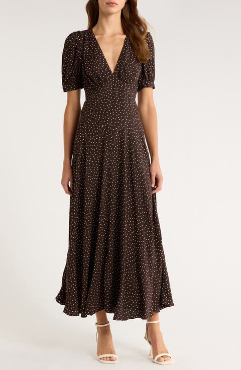 Naira Puff Sleeve Maxi Dress