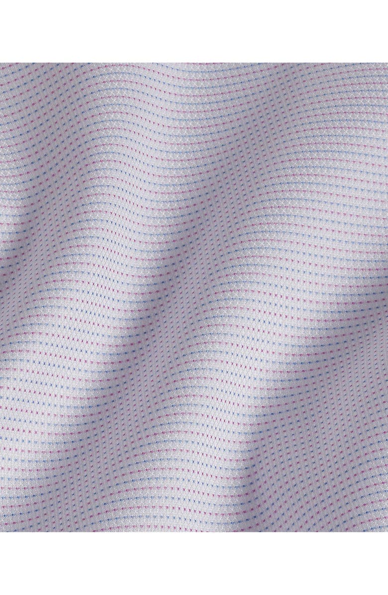 David Donahue Slim Fit Micro Dobby Dot Dress Shirt, Alternate, color,