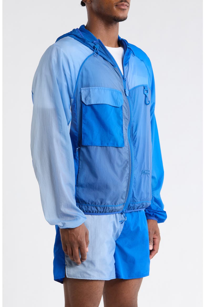 Griffith Colorblock Running Jacket, Alternate, color, BLUE GRADIENT