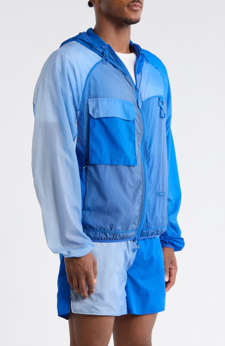 RC Outdoor Supply Griffith Colorblock Running Jacket, Alternate, color, Blue Gradient