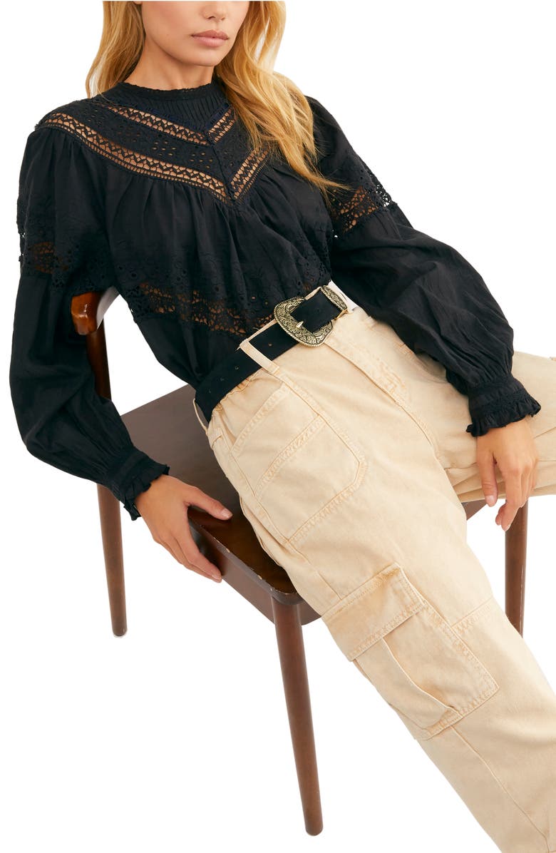 Free People Abigail Victorian Top, Alternate, color, 