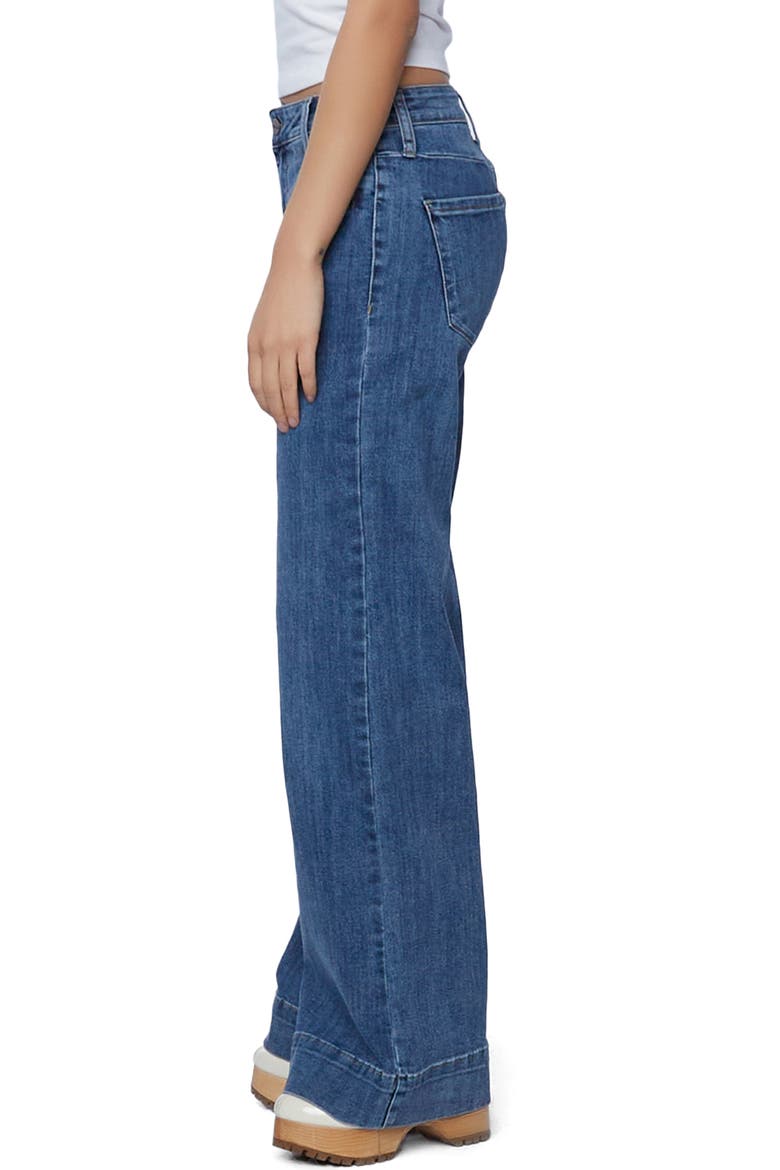 High Waist Wide Leg Jeans, Alternate, color, YACHT BLUE DARK