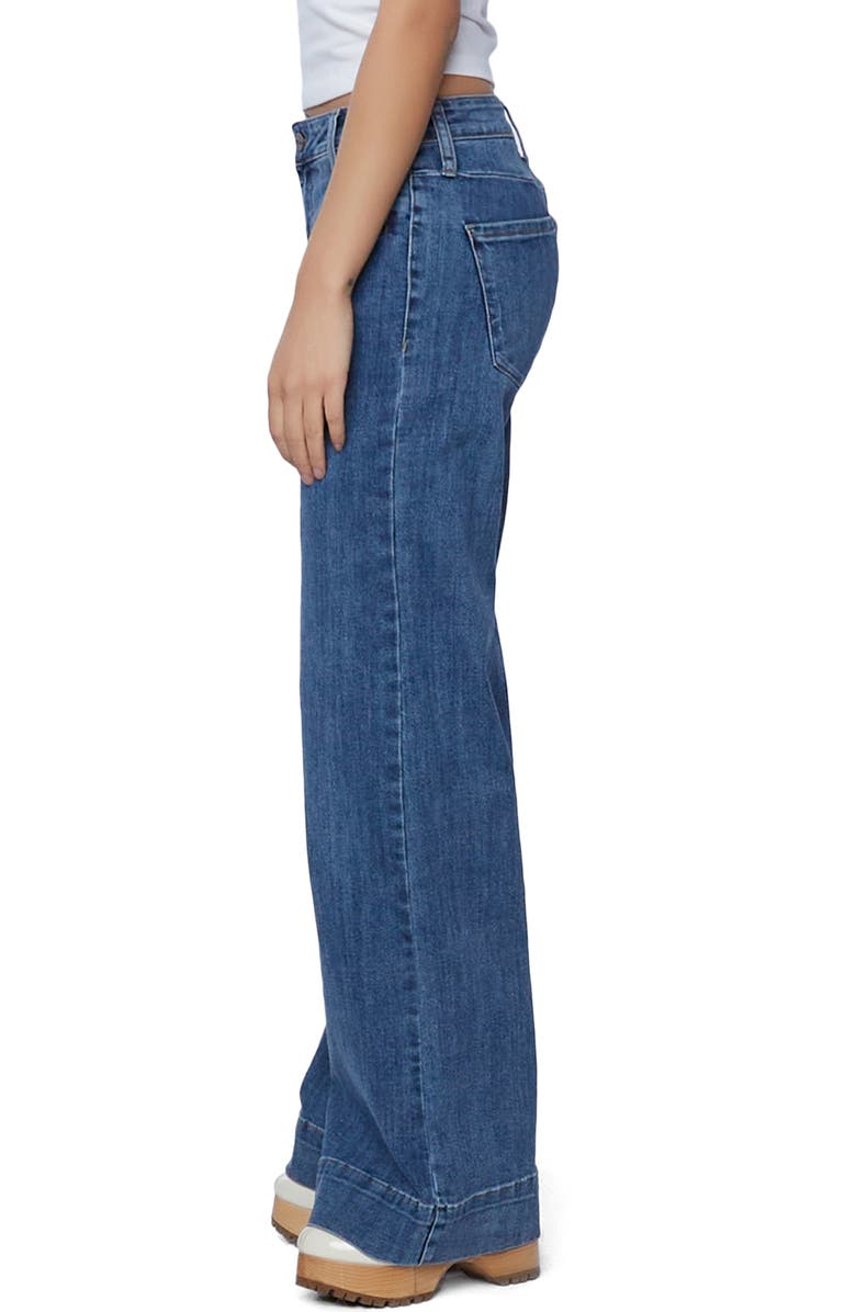 HINT OF BLU High Waist Wide Leg Jeans, Alternate, color,