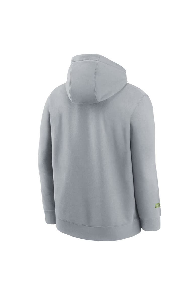 Youth Nike  Wolf Gray Seattle Seahawks 2025 Rivalries Collection Club Hoodie, Alternate, color, Gray