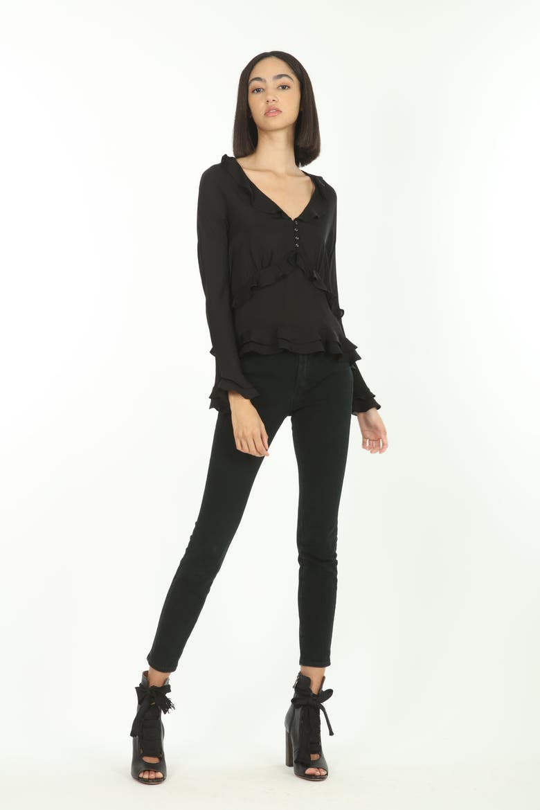 Sander Blouse, Alternate, color, Black