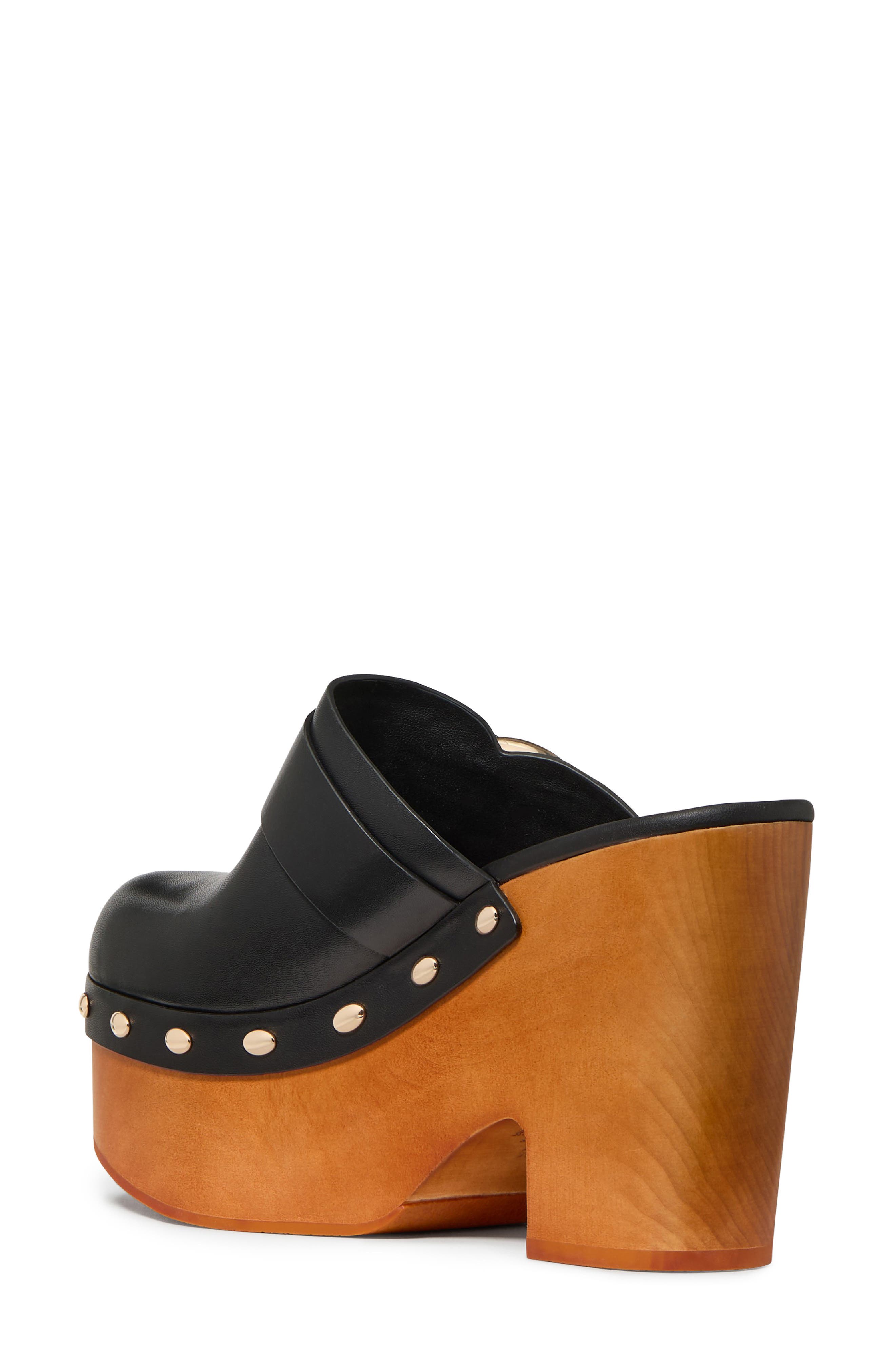 Kate Spade New York halo platform clog, Alternate, color, Black