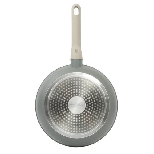 Oster Ambrose 10 Piece Forged Aluminum Ceramic Nonstick Cookware Set In Gray