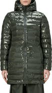 Rains Lohja Curve Waterproof Long Puffer Jacket