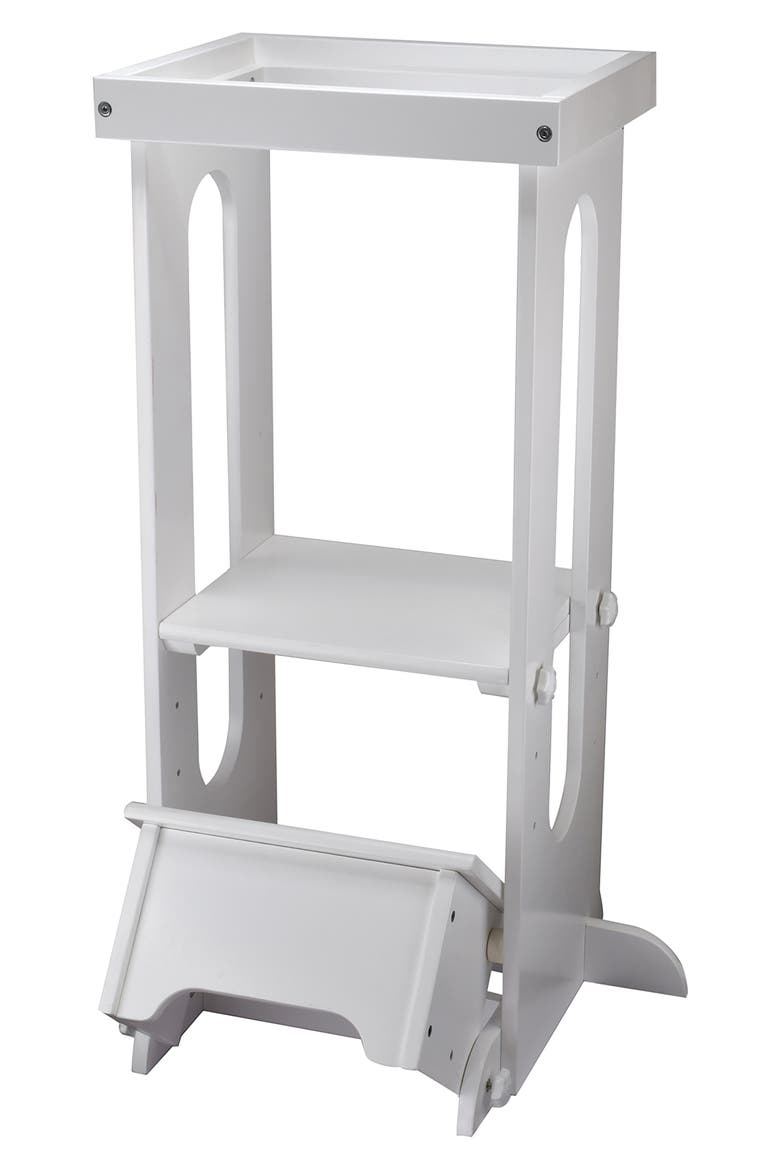 Explore & Store Learning Tower® Toddler Step Stool, Alternate, color, SOFT WHITE