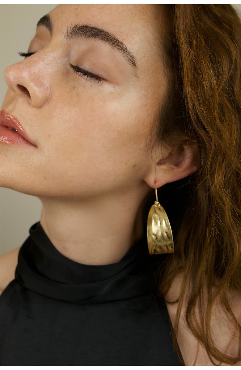 Petit Moments Terrain Hoop Earrings, Alternate, color, 