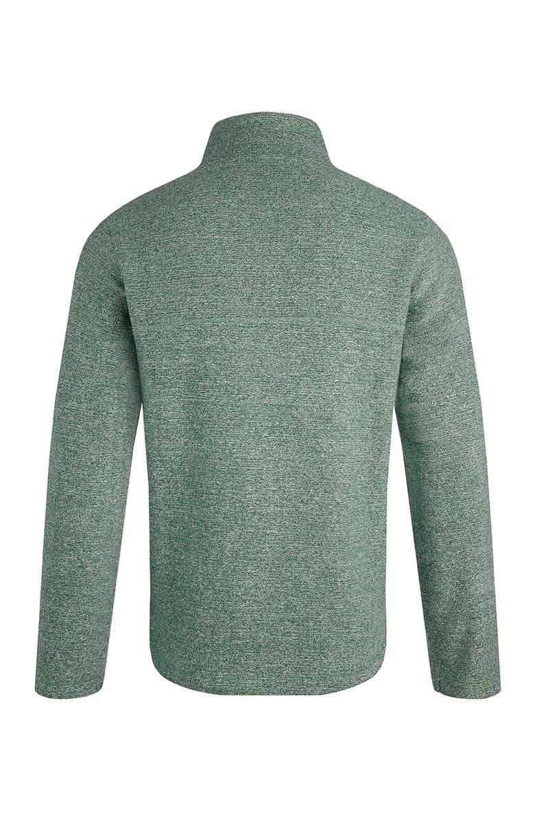 Weird Fish Laramie 1/4 Zip Snow Marl Fleece, Alternate, color, Olive