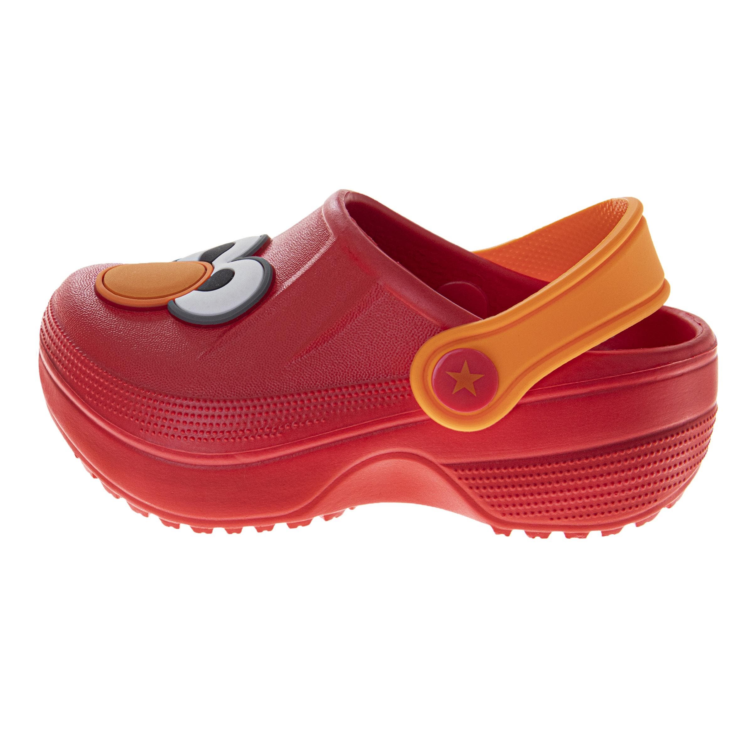 Sesame Street<sup>®</sup> Elmo Character Clogs, Alternate, color, Red