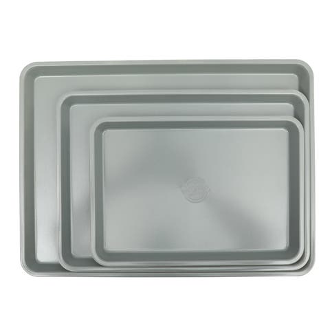 Bake Sale 3-Piece Nonstick Carbon Steel Cookie Sheet Set