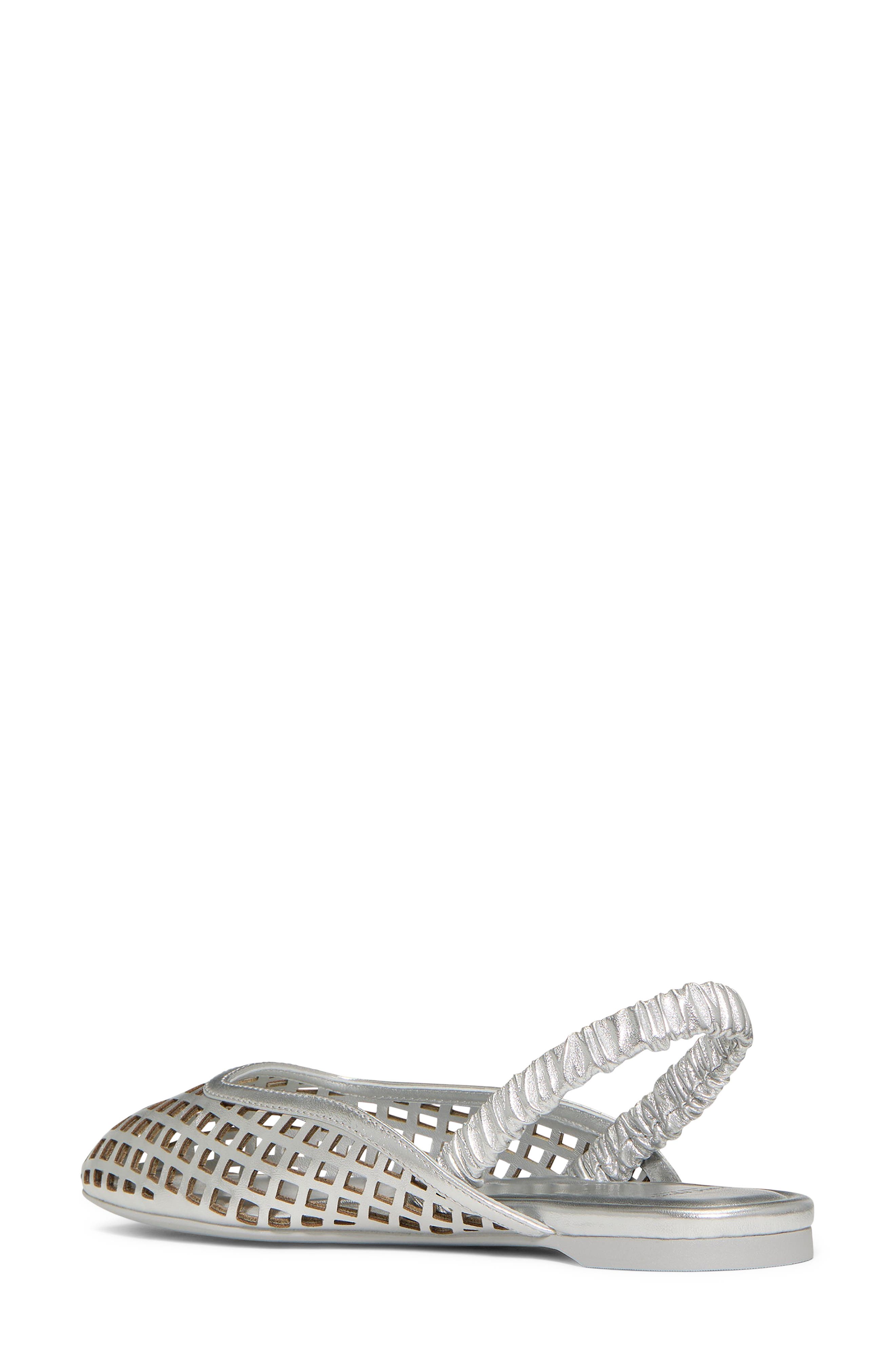 Kate Spade New York slingback flat, Alternate, color, Silver