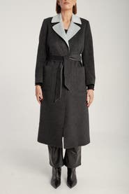 1982 Cashmere Belted Wrap Coat
