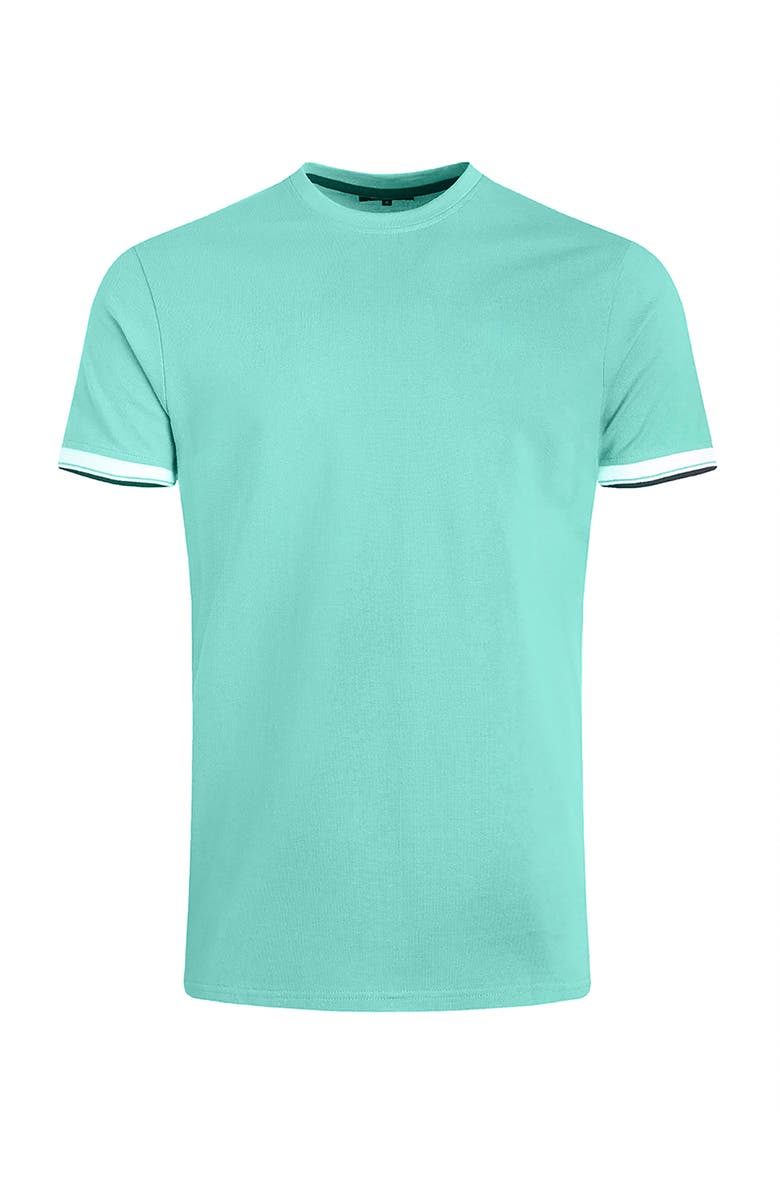 Weird Fish Danville Pique T-Shirt, Alternate, color, Aqua Marine