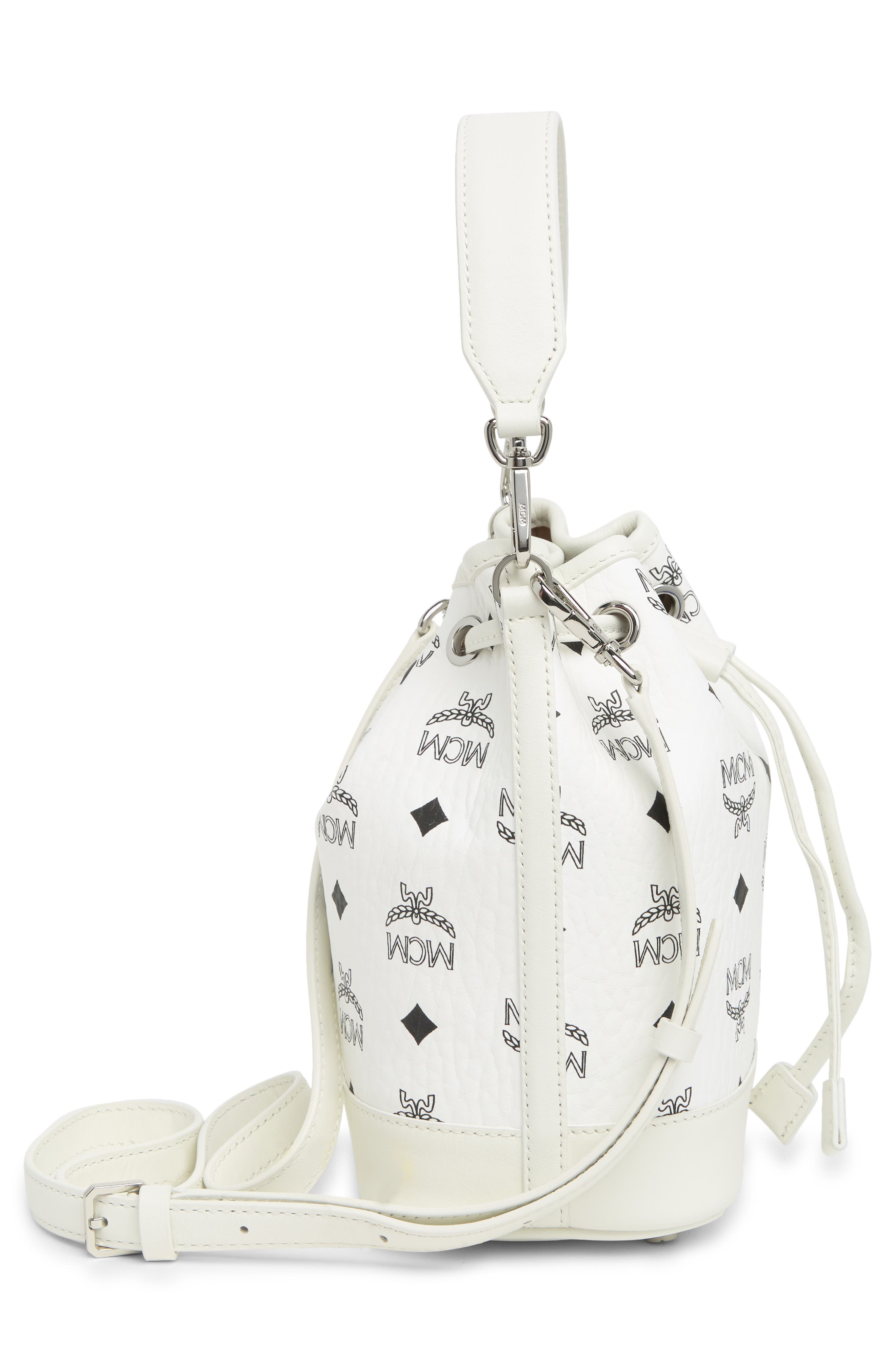 MCM Dessau Drawstring Mini Shoulder Bag, Alternate, color, 