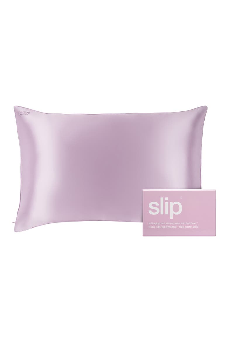 Pure Silk Pillowcase, Main, color, WILDFLOWER