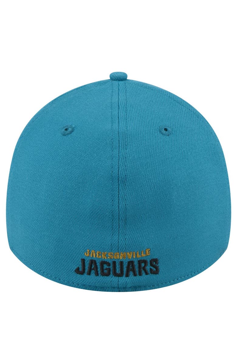 New Era Men
s New Era  Teal Jacksonville Jaguars Throwback Prowler 39THIRTY Flex Hat, Alternate, color, 