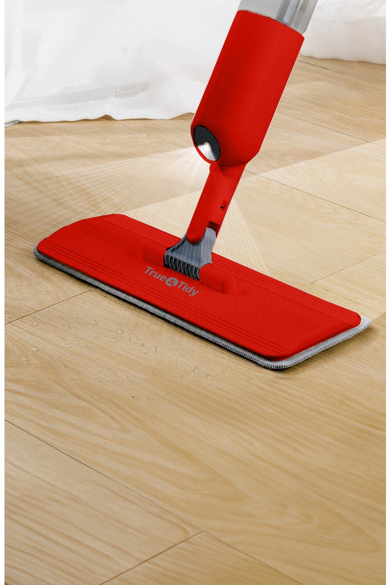 True & Tidy 250 Refillable Spray Mop, Alternate, color, RED