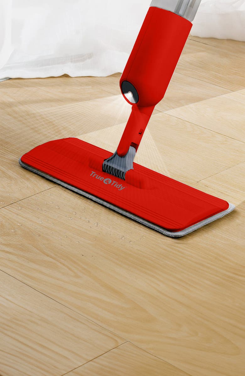 SALAV True & Tidy 250 Refillable Spray Mop, Alternate, color, Red
