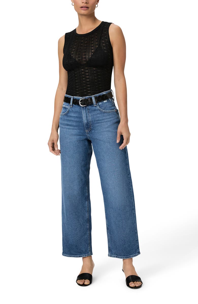 PAIGE Cameron High Waist Ankle Wide Leg Jeans, Alternate, color, Le Club