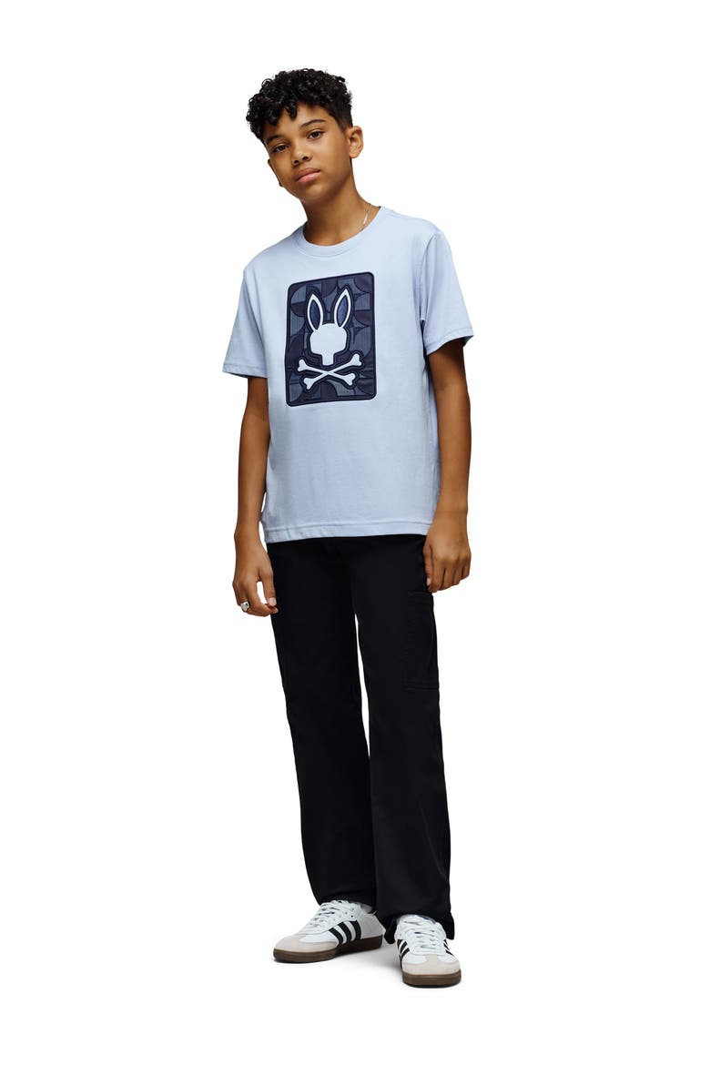 Kids' Marlo Cotton Graphic T-Shirt, Alternate, color, ZEN BLUE