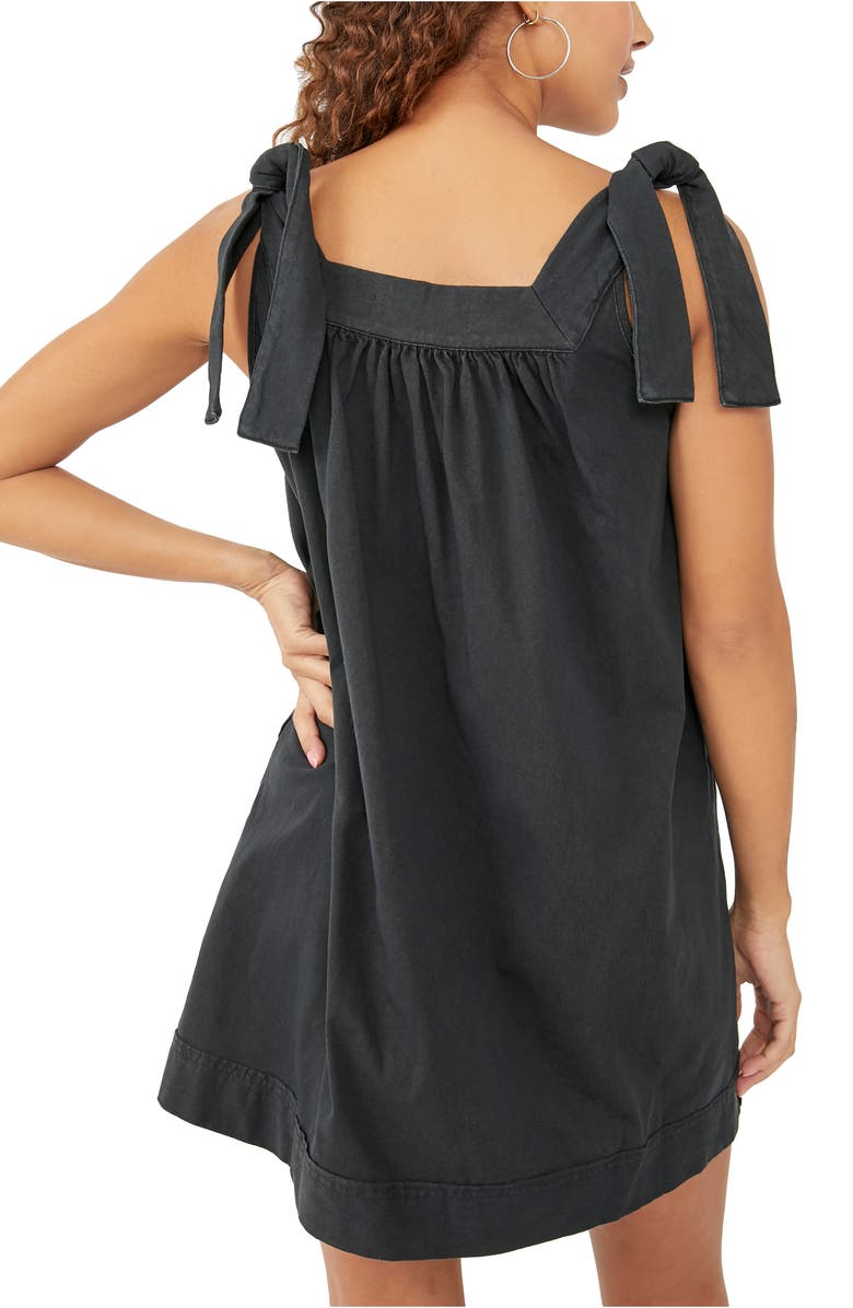 Free People free-est Honey Tie Shoulder Minidress, Alternate, color, 