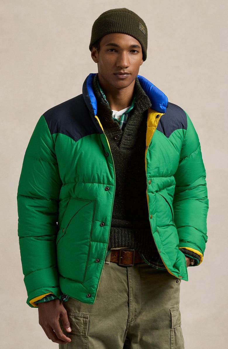 Polo Ralph Lauren Telluride Down & Feather 650 Fill Puffer Coat, Alternate, color, 