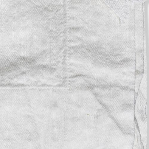 Tag Threads Slub White Cotton Placemat In White