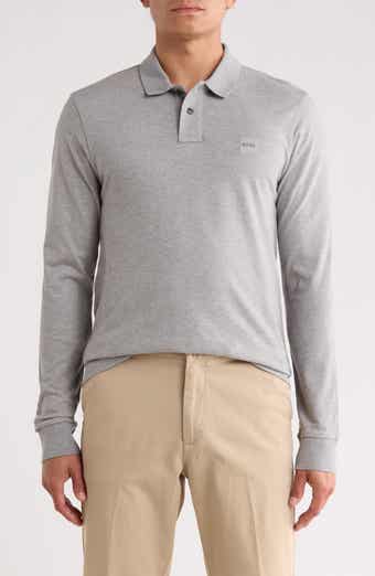 Passerby Stretch Cotton Long Sleeve Polo