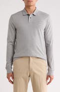 BOSS Passerby Stretch Cotton Long Sleeve Polo
