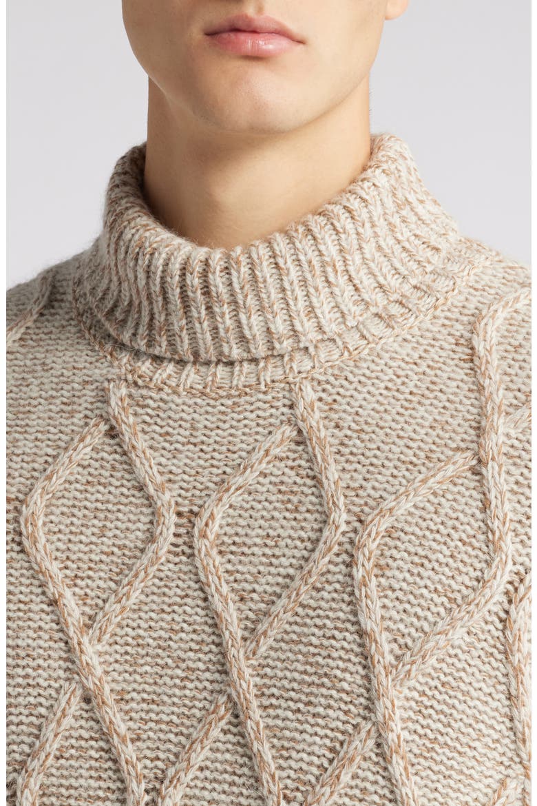 Estupendo Diamond Stitch Sweater, Alternate, color, WHITE