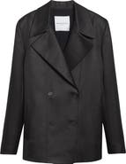 Brandon Maxwell The Elliot Double Breasted Virgin Wool & Silk Evening Jacket