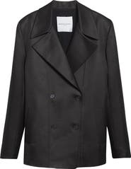 Brandon Maxwell The Elliot Double Breasted Virgin Wool & Silk Evening Jacket