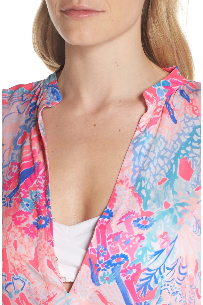 Esme Cover-Up, Alternate, color, LIGHT PASCHA PINK AQUADESIAC
