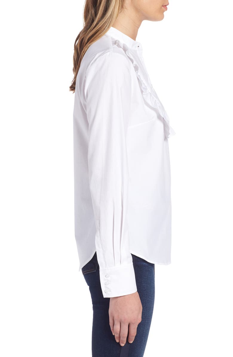 1901 Ruffle Trim Top, Alternate, color, 