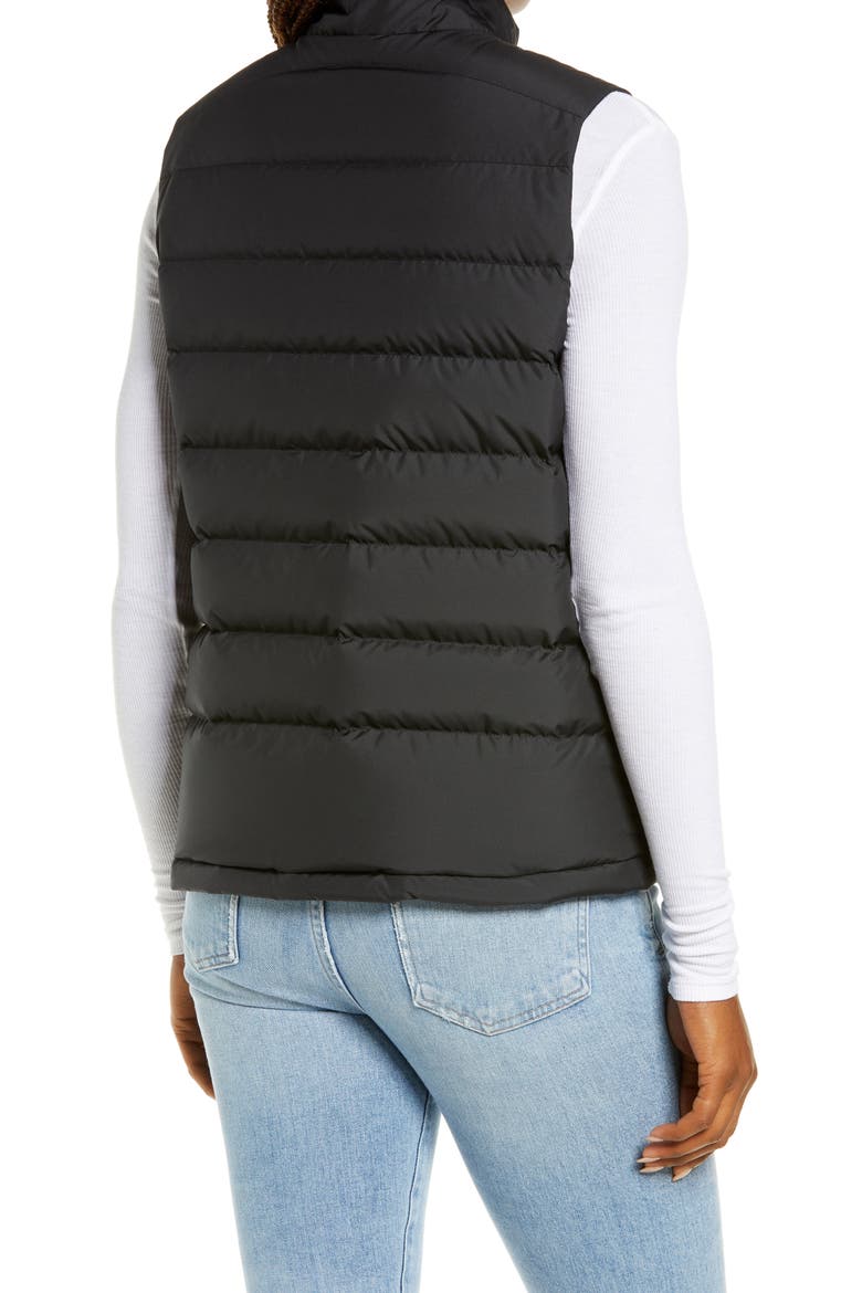 Greenland Water Repellent Down Liner Vest, Alternate, color, BLACK