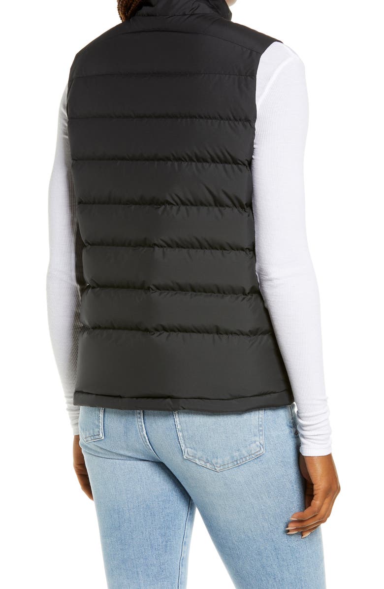 Fjällräven Greenland Water Repellent Down Liner Vest, Alternate, color, Black