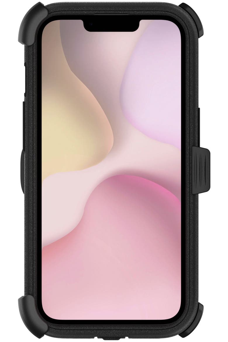 Voyager MagSafe Case with Holster for Apple iPhone 16e / iPhone 15 / iPhone 14 / iPhone 13, Alternate, color, Black
