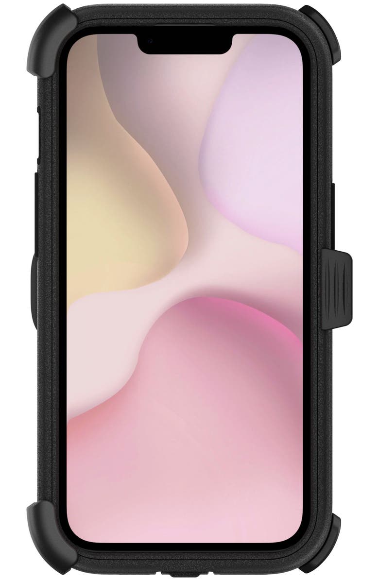 Pelican Voyager MagSafe Case with Holster for Apple iPhone 16e / iPhone 15 / iPhone 14 / iPhone 13, Alternate, color, Black