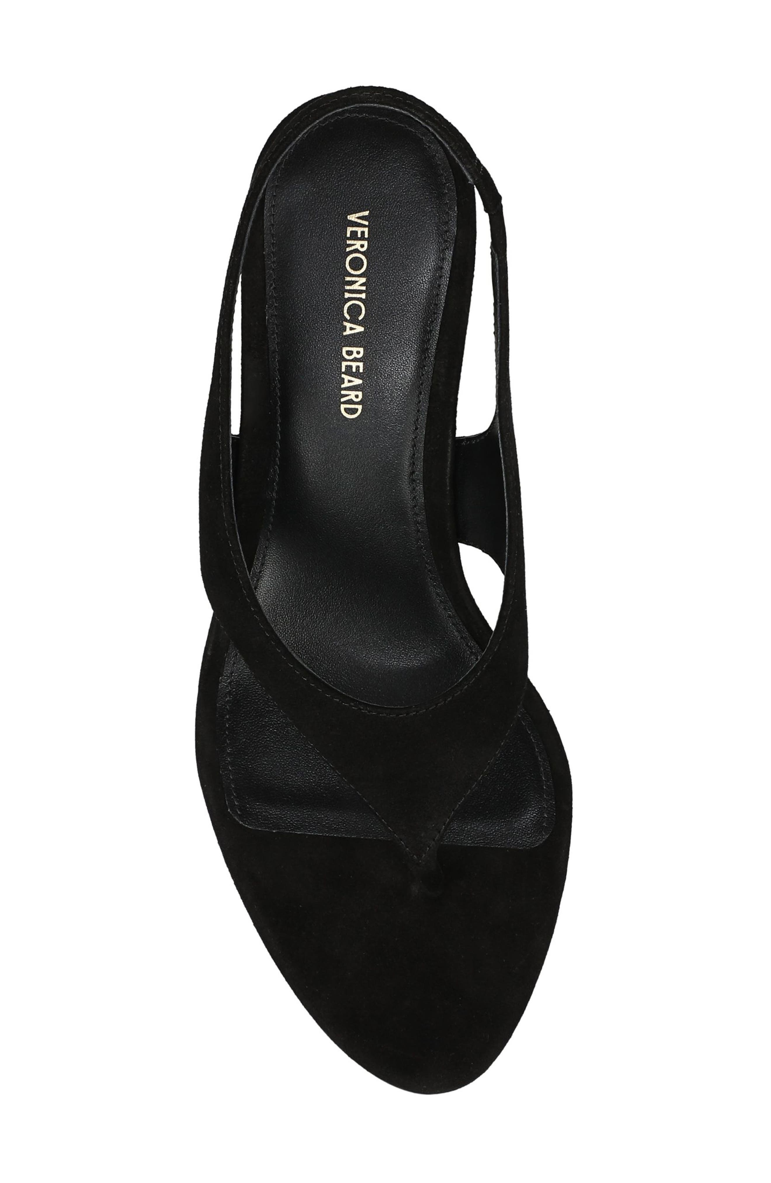Veronica Beard Talon Slingback Sandal, Alternate, color, Black