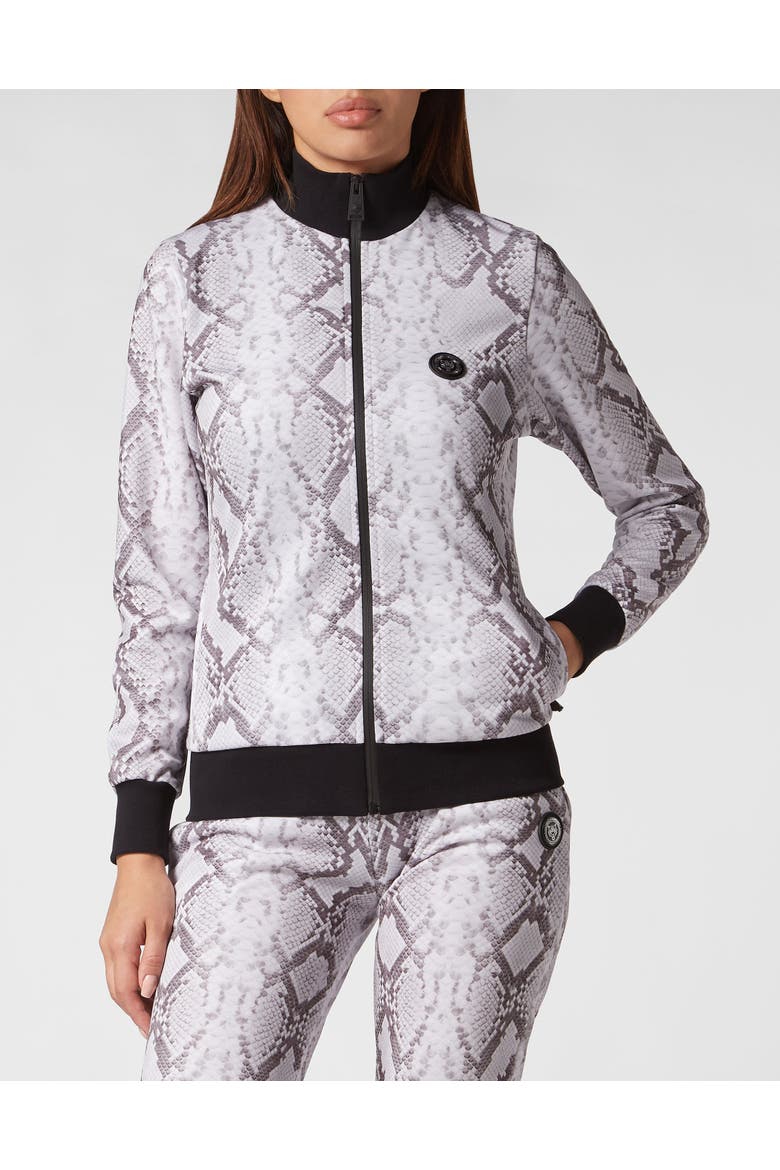 Tracksuit Top & Trousers Women, Main, color, grey
