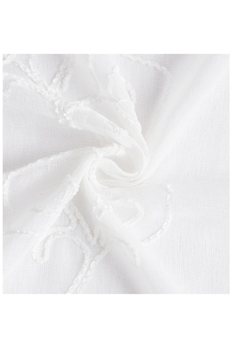 Stella Set of 2 Sheer Panel Curtains, Alternate, color, WHITE