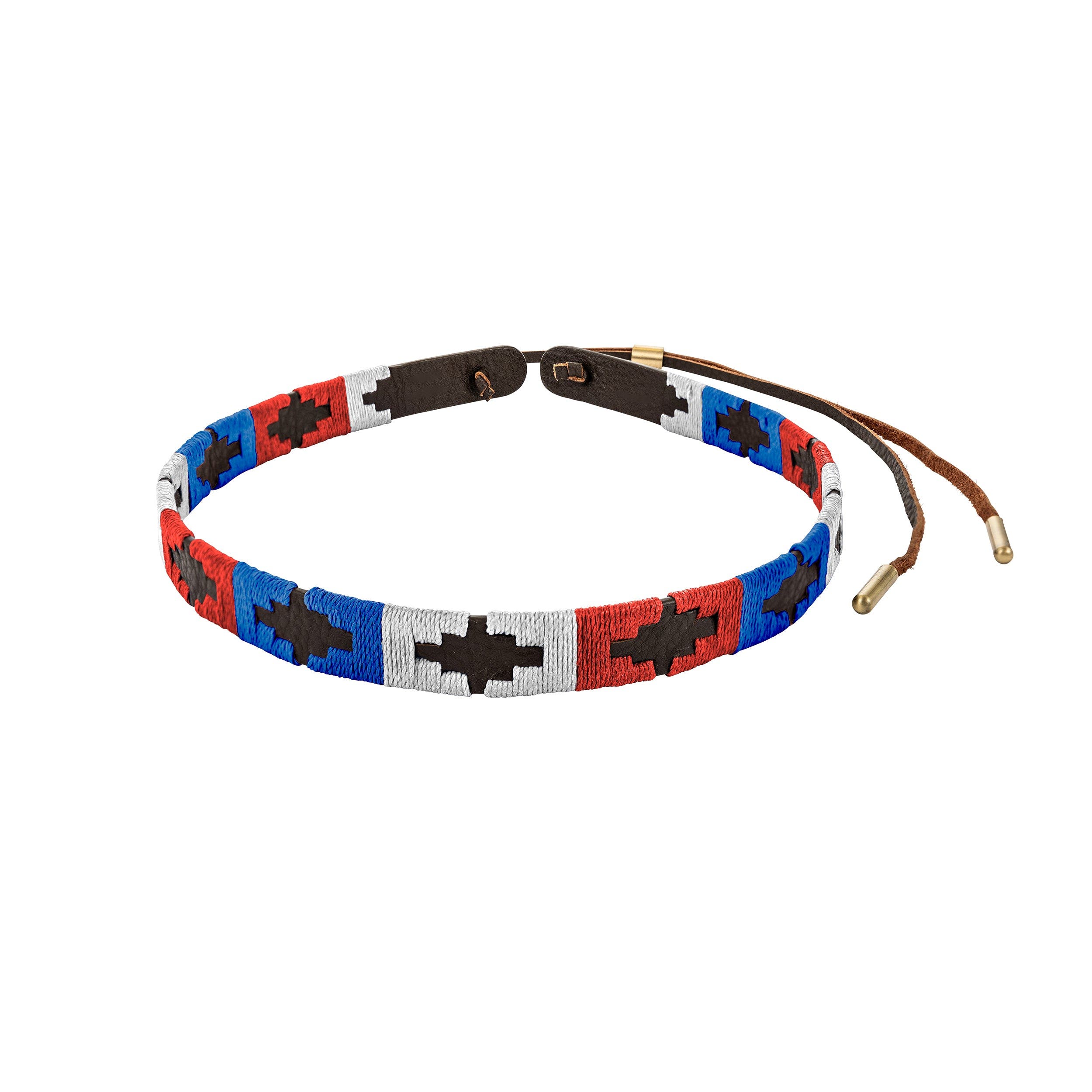 Brown/White/Blue